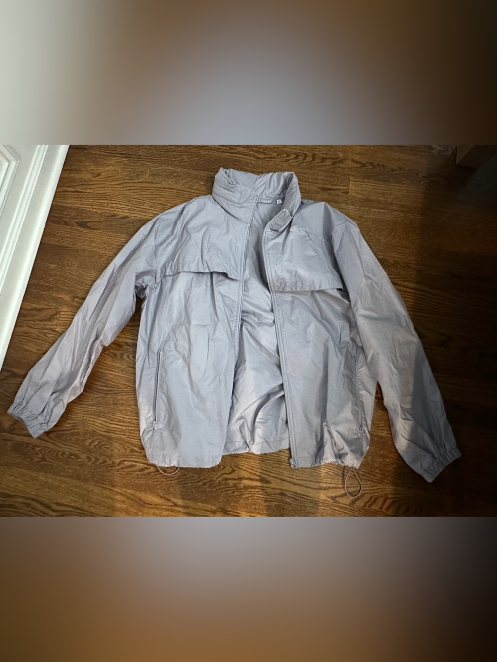 Uniqlo U Light Purple Gray Men's Windbreaker Jacket